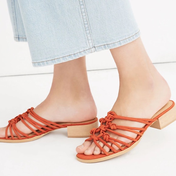 Madewell Dakota knotted sandal mule Slide Size 8 - Picture 6 of 6